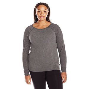 Champion Womens Activewear Plus Size French Terry Boat Neck Pullover Size 2X